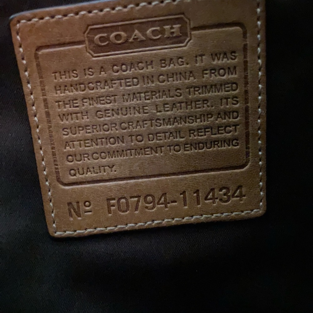Authentic Coach Purse - Picture 10 of 16
